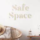 3D lettering late riser - Decoración en madera para el dormitorio - álamo