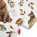 Fototapet - UN Designs - I skoven - Rund - vliesetapet/selvklæbende non-woven tapet