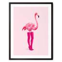 Póster Flamingo rosa - Pozdniakov - Flaminciaga