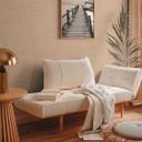 Papel pintado motivo rombos beige oro - papel pintado gráfico ligeramente brillante 