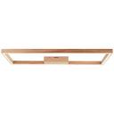 Deckenleuchte Eveline, braun, 83 x 38 cm, Holz Innenleuchte
