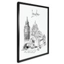 Póster Londres - Blanco y negro - Love your City
