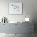 PVC-frit grafisk non-woven tapet med marmorlook og metallic-effekt i grå
