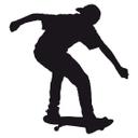 Muursticker Skateboarder 01