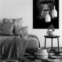 Muurprints Gorilla