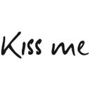 Kiss me (tofarvet) wallsticker
