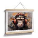 Póster DJ mono con auriculares - Magnusson