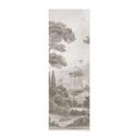 Textielposter Landschap met tuinlandschap in beige - Ms Tiff - Panorama