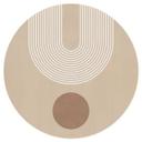 Vinilo decorativo Geometría abstracta en equilibrio - Ristova - Redondo