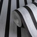 Ikke-vævet tapet i sølvmetallic sort - skandinaviske akustikpaneler i træ luksus tapet