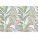 Stiliseret botanisk tapet i pastelfarver - moderne non-woven tapet