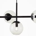 Pendelleuchte Amina, grau, 147,5 x 93,3 cm, Metall Deckenlampe