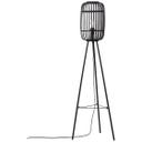 Stehleuchte Willi, braun, 130 x 45 cm, Bambus Stehlampe