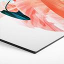 Hexagone - alu-Dibond Goed Blauw - Pink Flamingo