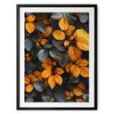 Póster Hojas brillantes en otoño - Jaszke