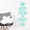 Wallsticker - Keep calm and enjoy life