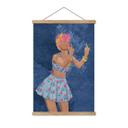 Tekstil plakat Rockabilly Girl: Ikke din pige | Feminisme - Oltmanns
