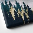 Lienzo Niebla misteriosa en el bosque - SpaceFrog Designs