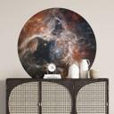 Vinilo decorativo de pared Telescopio James Webb - Nebulosa de la Tarántula - Redondo