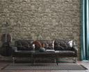 tapet stenvæg grå beige - non-woven tapet industriel Livingwalls - mat og glat