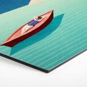 Hexagon Dibond Siesta om sommeren - Rivers