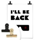 Plakat - I'll be back