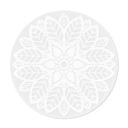 Akrylbillede, vinduesbillede til at hænge op Mandala flower - rund