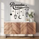 Sticker mural Lanternes d'étoile de lune de Ramadan Kareem