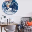 Tableau en Alu-Dibond - La Terre - Rond