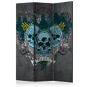 Screen room divider - Darkness I, 3-delt