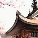 Papel pintado de Pagoda japonesa con cerezos en flor - Jaszke