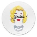 Tableau sur alu-Dibond rond Tohmé - Flawless Marilyn