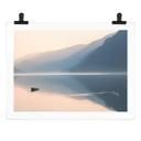 Póster Davidsson - Lago y montañas en pintoresca armonía
