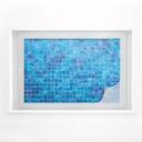 Lámina de privacidad de mosaico de vidrio