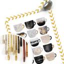 Frederiksson Plakat - Black & Gold Coffee Cups