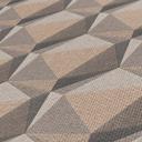 papel pintado 3D beige gris - papel pintado moderno no tejido geométrico 