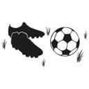 Sticker mural - Chaussures de Foot