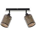 Spotbalken Elias, gold, 20,9 x 30 cm, Metall Lampe