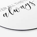 Tableau sur alu-Dibond rond After all this time