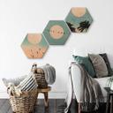 Hexagon Hout - Kubistika - Moon