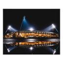 Poster FC Hansa Rostock Stadion bei Nacht- 100x80 cm