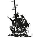 Sticker mural - Toise bateau de pirates