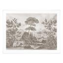 Poster landschap met tuinlandschap in beige - Ms Tiff