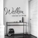 Muursticker Welkom vrienden en familie