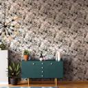 tapet, non-woven blomstertapet Flora grå, beige
