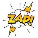 Wallsticker -  Comic Soundeffect - Zap!