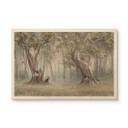 Houten Wanddecoratie schattige bosdieren tussen bomen - Ms Tiff