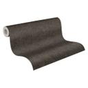 Papier peint intissé noir gris métallisé vinyle expansé uni papier peint anthracite brillant structu