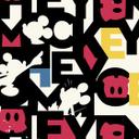 Non-woven tapet - Mickey Mixup - 250 x 280 cm