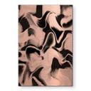 Geborsteld Alu-Dibond met goud-, zilver- & kopereffect - Abstract marmerpatroon - Treechild